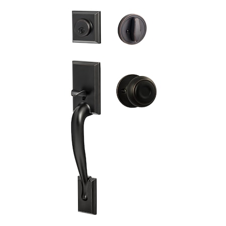 Sure-Loc Hardware Sure-Loc Hardware Madison Handleset, Juniper Handleset Trim, Vintage Bronze MA507-JN 11P